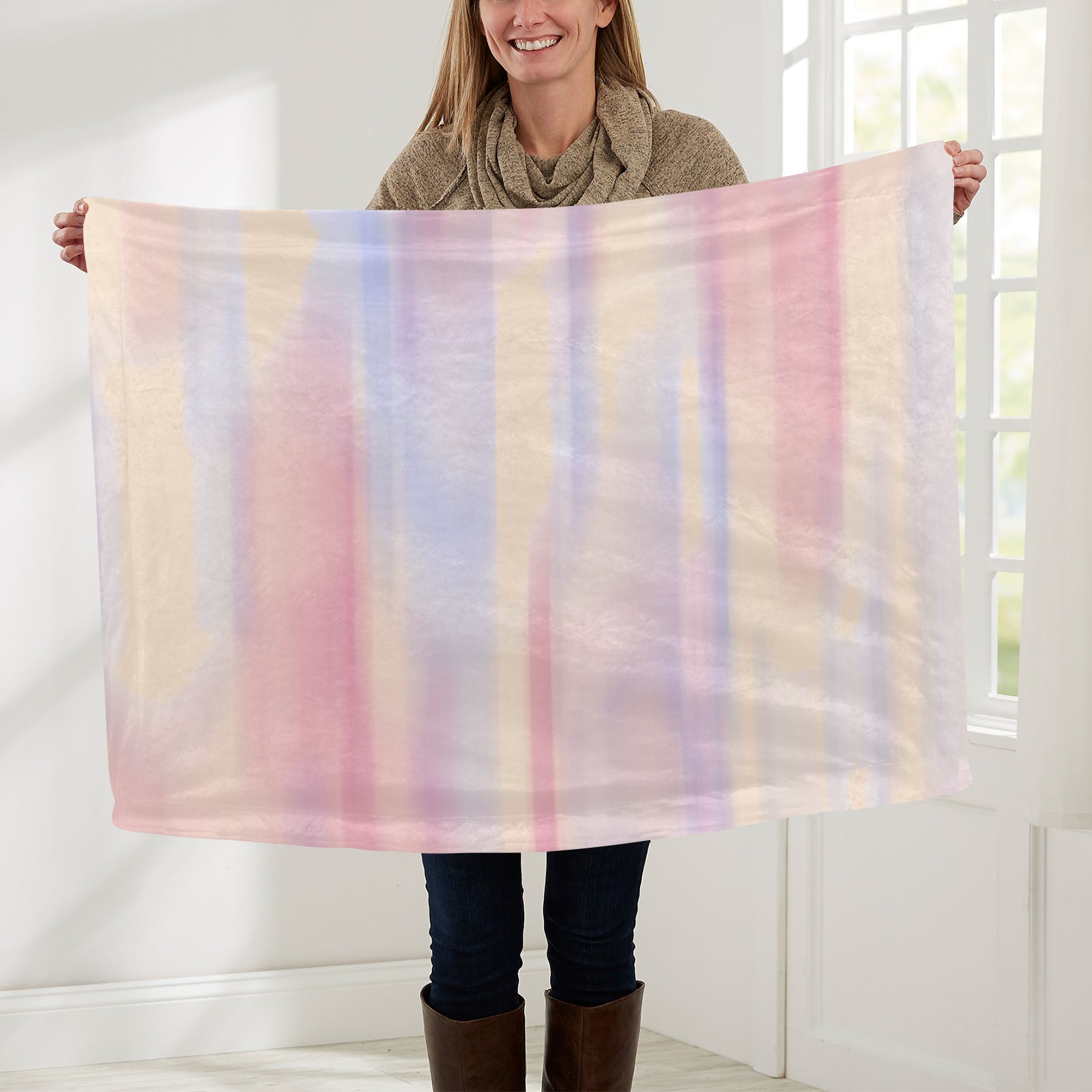 tye-dyed Baby Blanket 30"x40"