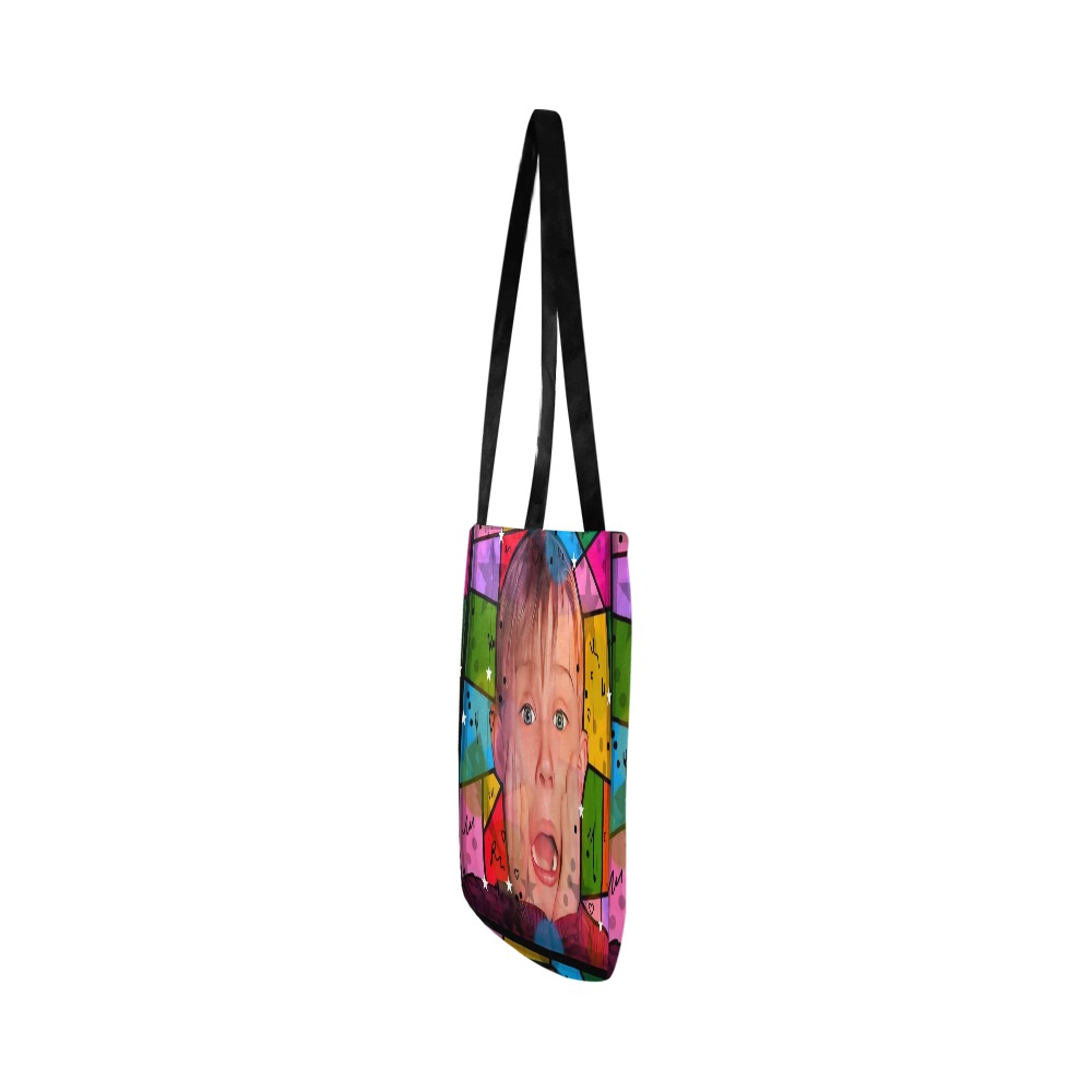 Christmas alone Pop Art by Nico Bielow Reusable Shopping Bag Model 1660 (Two sides)