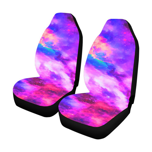 Watercolor Universe Galaxy Space Painting Car Seat Covers (Set of 2)