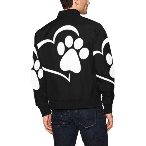 Puppy paws Black by Fetishworld All Over Print Bomber Jacket for Men (Model H31)