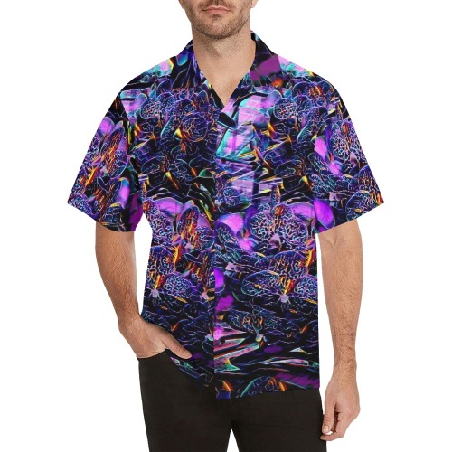 we are never alone 4b Hawaiian Shirt (Model T58)