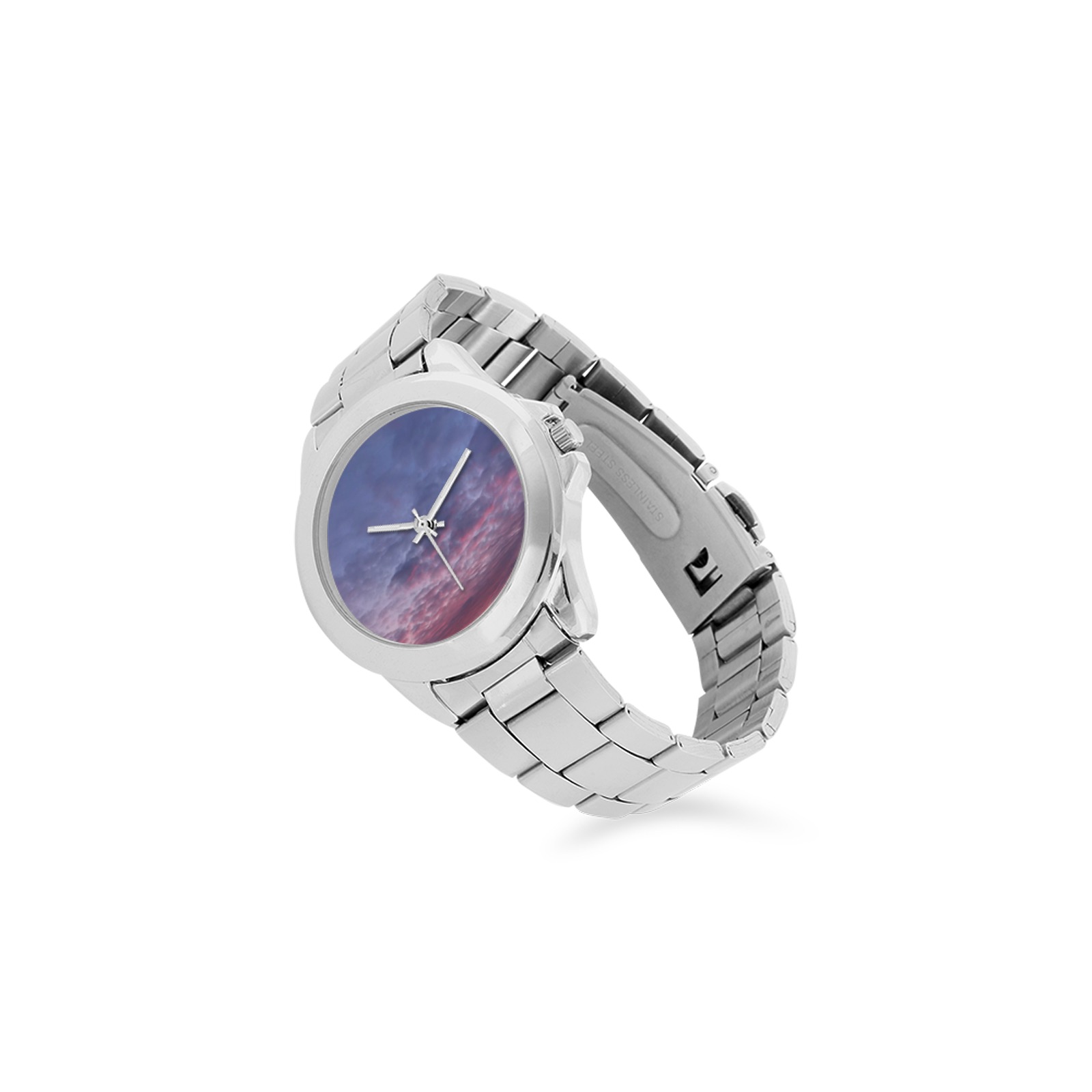 Morning Purple Sunrise Collection Unisex Stainless Steel Watch(Model 103)