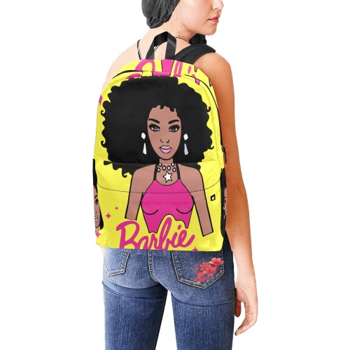 Afro Barbie Backpack Unisex Classic Backpack (Model 1673)