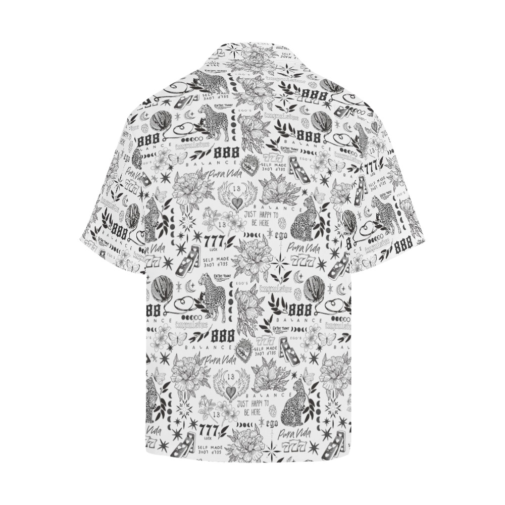 Inspirational tattoo pattern BL 2 Hawaiian Shirt (Model T58)