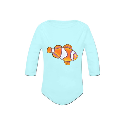 Clownfish Baby Powder Organic Long Sleeve One Piece (Model T27)