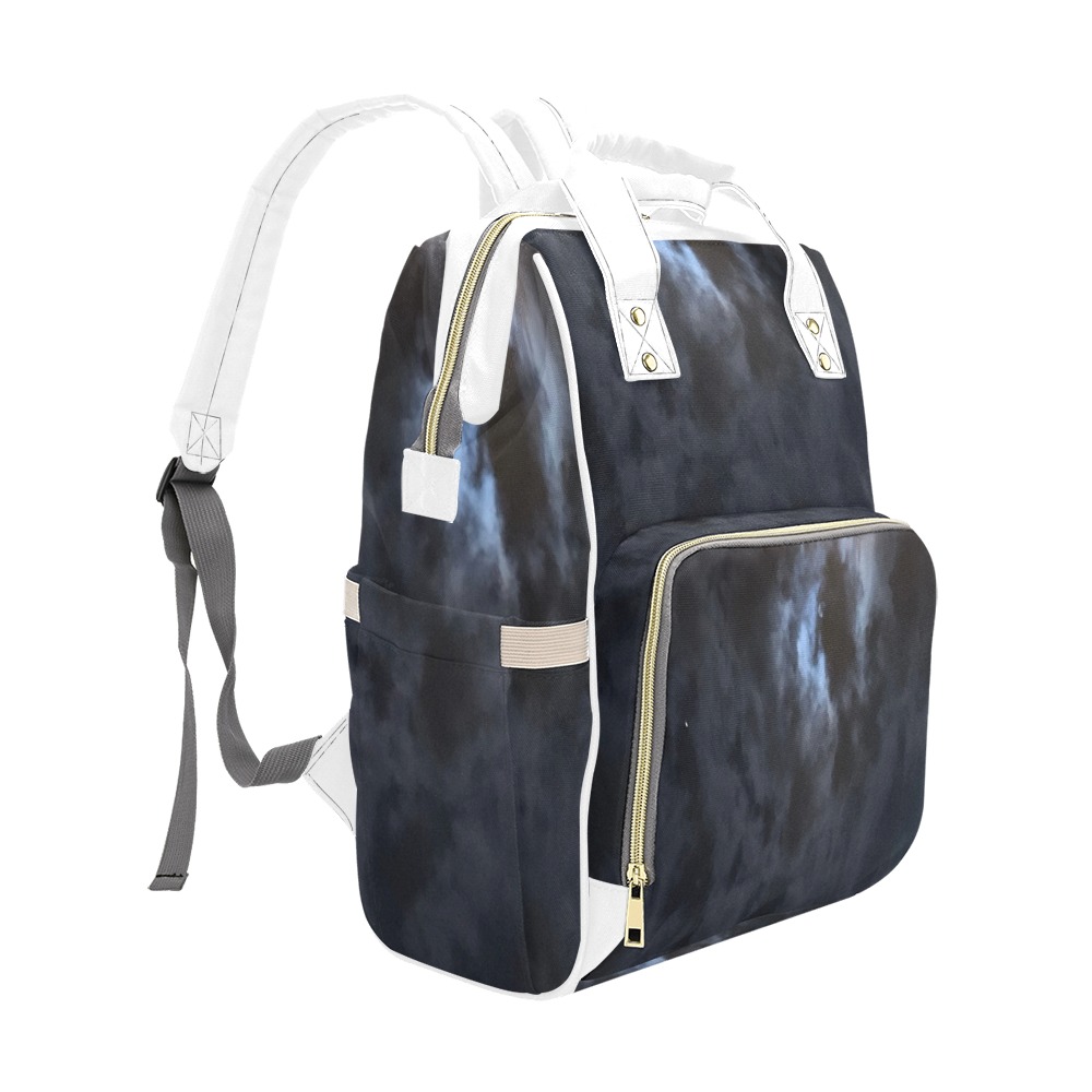 Mystic Moon Collection Multi-Function Diaper Backpack/Diaper Bag (Model 1688)