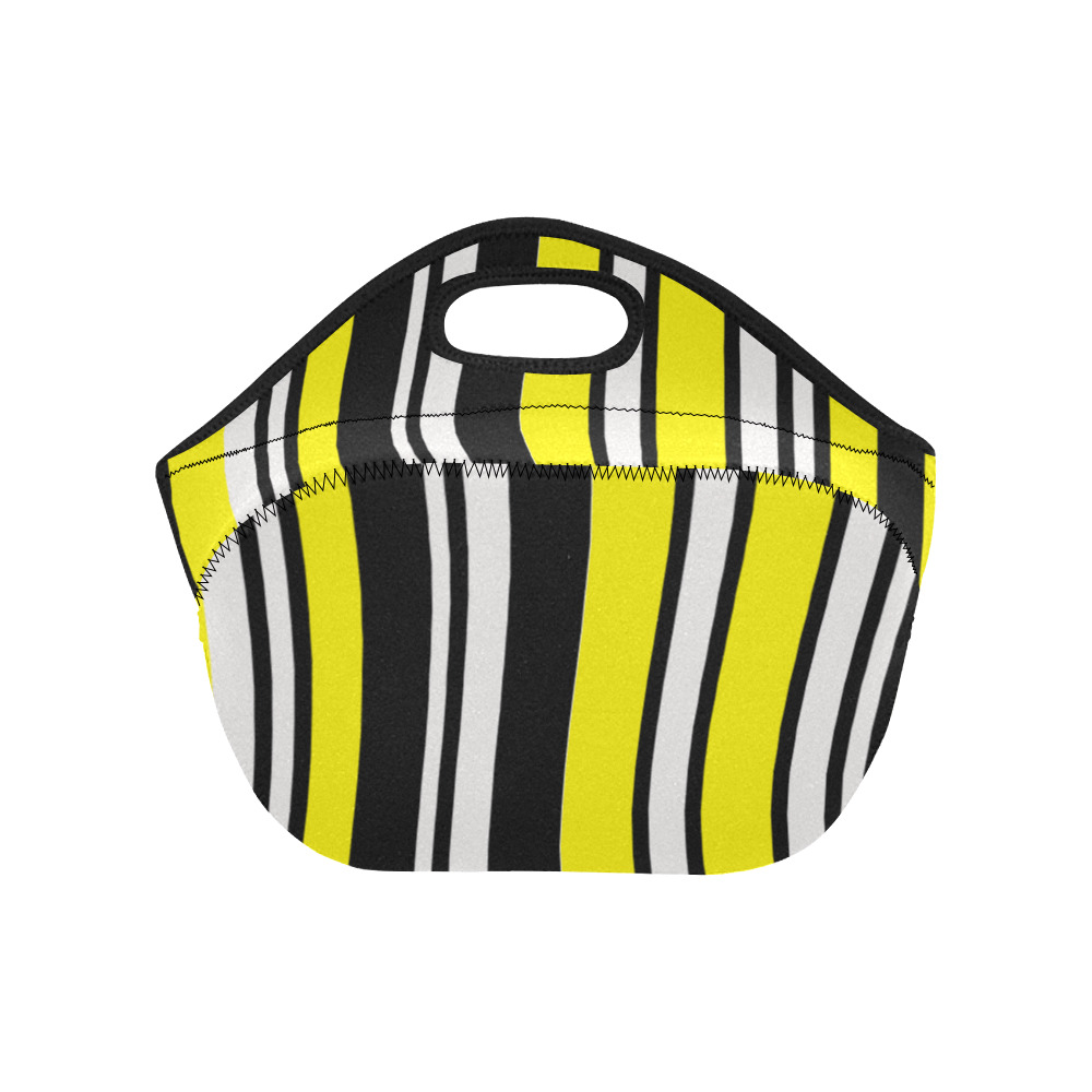 by stripes Neoprene Lunch Bag/Small (Model 1669)