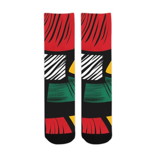 Geometric Pattern Socks for Men
