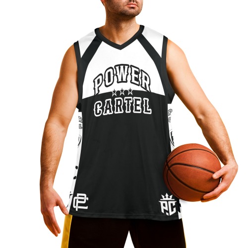 PC new0234 Men's V-Neck Basketball Jersey (B02)