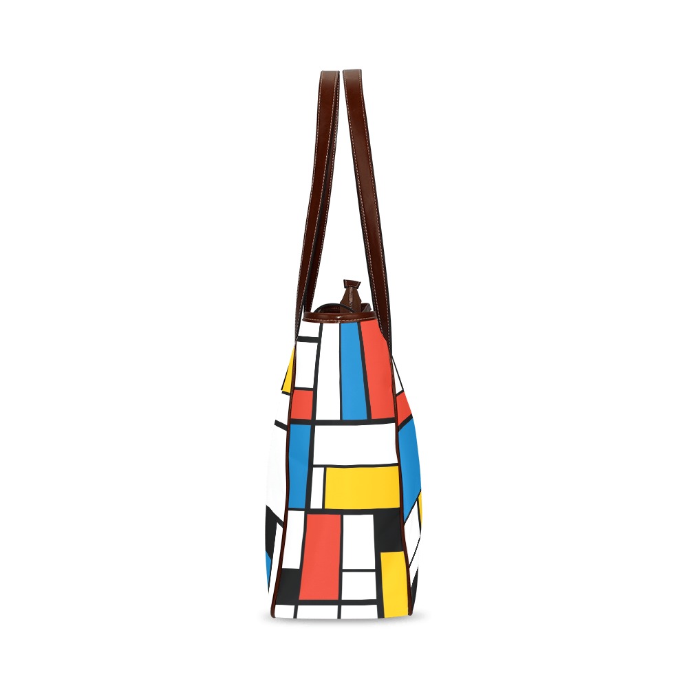 Mondrian De Stijl Modern Classic Tote Bag (Model 1644)