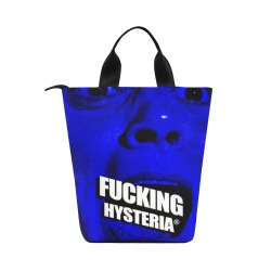 COLD MOOD ''FUCKING HYSTERIA'' Nylon Lunch Tote Bag (Model 1670)