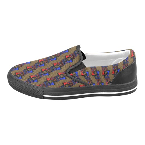 The Fbr Men's Unusual Slip-on Canvas Shoes (Model 019)