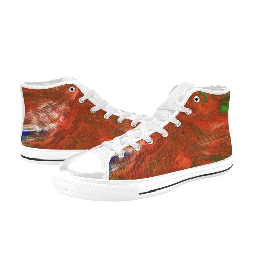 fire goddessw Women's Classic High Top Canvas Shoes (Model 017)