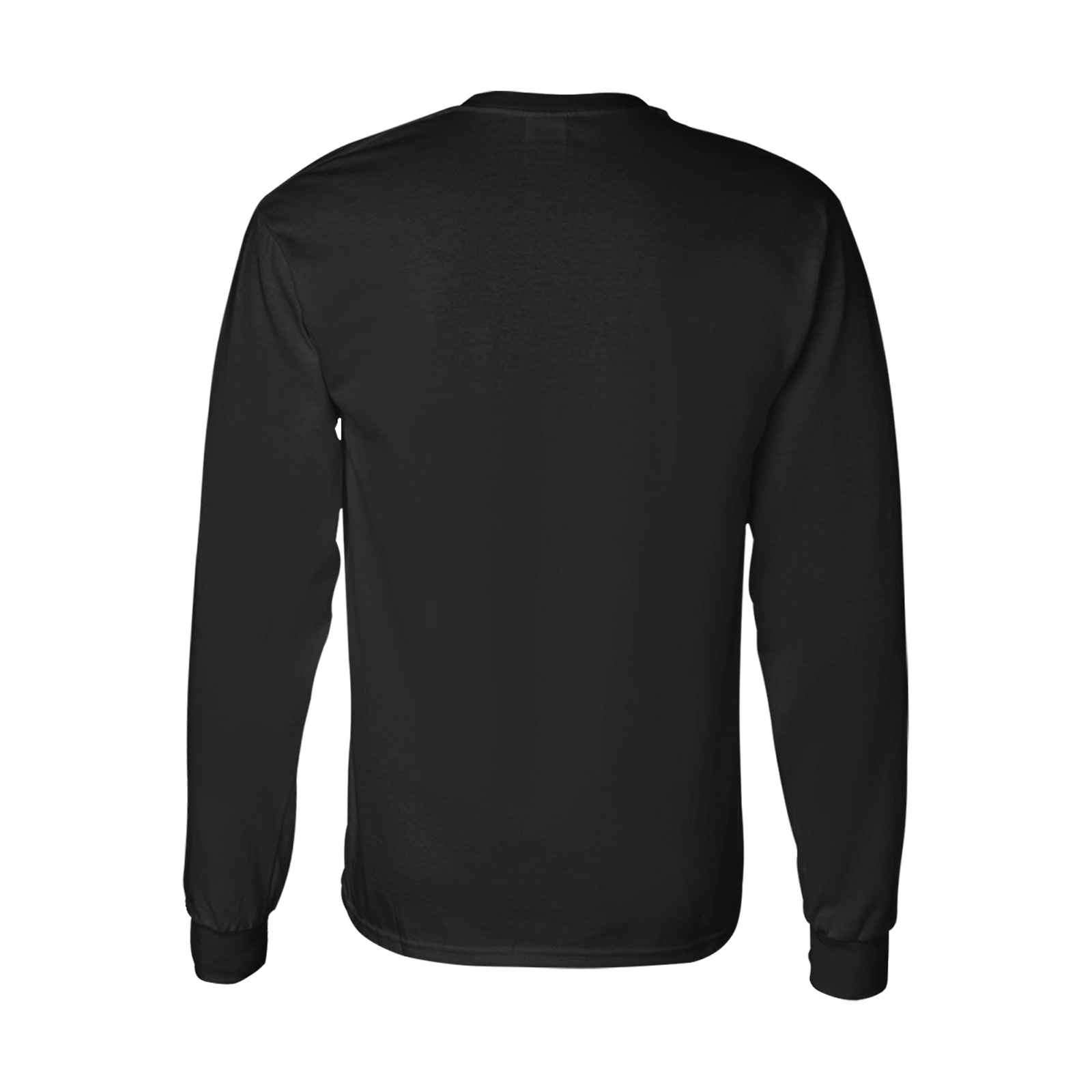black Men's All Over Print Long Sleeve T-shirt (Model T51)