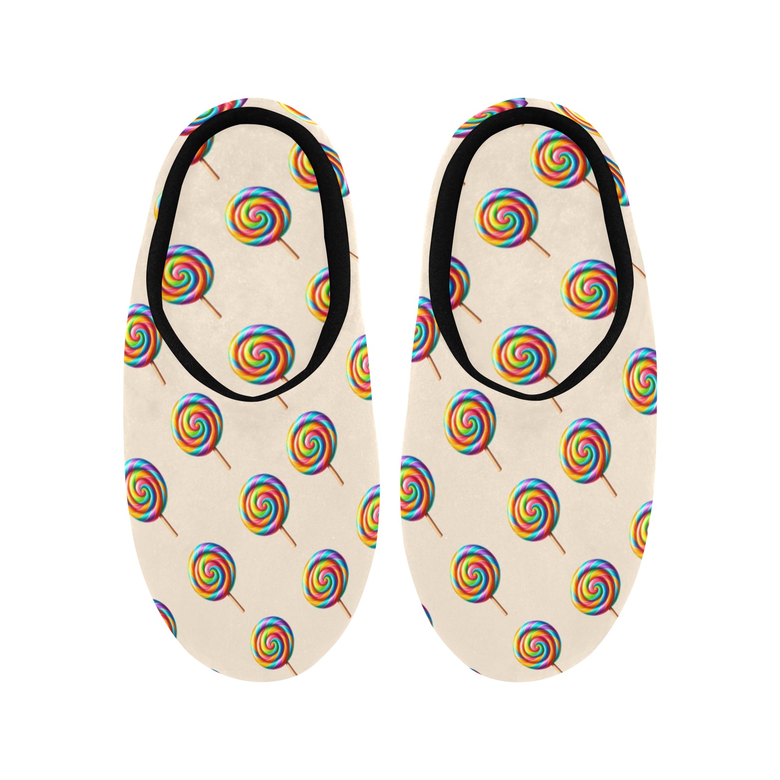 KandiCoatd LolliDrops Collection Women's Non-Slip Cotton Slippers (Model 0602)