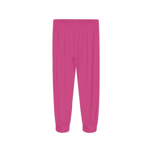 Pants pink with single logo Women's All Over Print Pajama Trousers