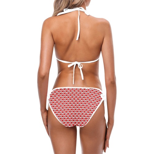 Canada Flag Bikini Custom Bikini Swimsuit (Model S01)