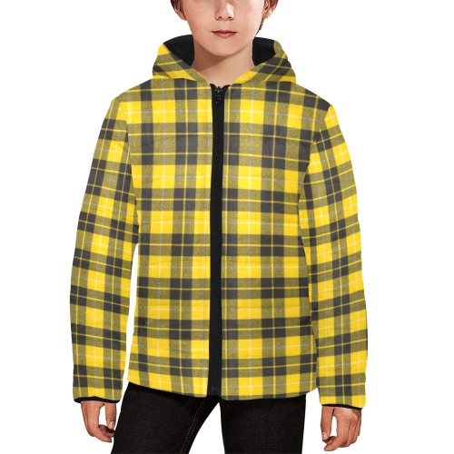 Barclay Dress Modern Kids' Padded Hooded Jacket (Model H45)