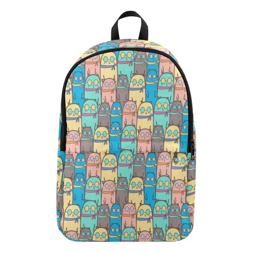 RR Cat Stack Fabric Backpack for Adult (Model 1659)