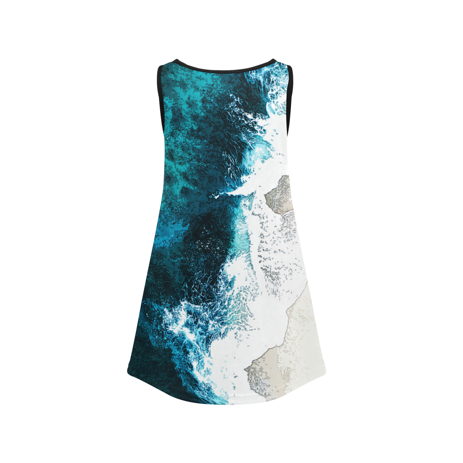 Ocean And Beach Girls' Sleeveless Dress (Model D58)