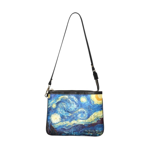 Van Gogh's Starry Night Small Shoulder Bag (Model 1710)