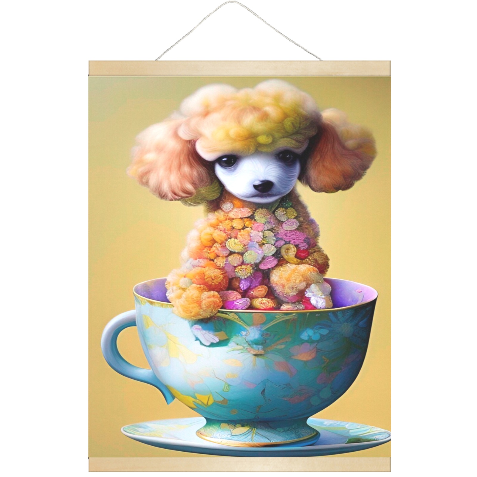 Teacups Puppies 3 Hanging Poster 18"x24"
