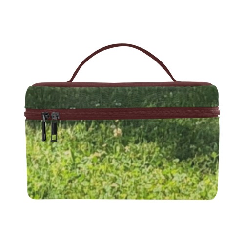 Fresh Grreeen Grass Collection Cosmetic Bag/Large (Model 1658)