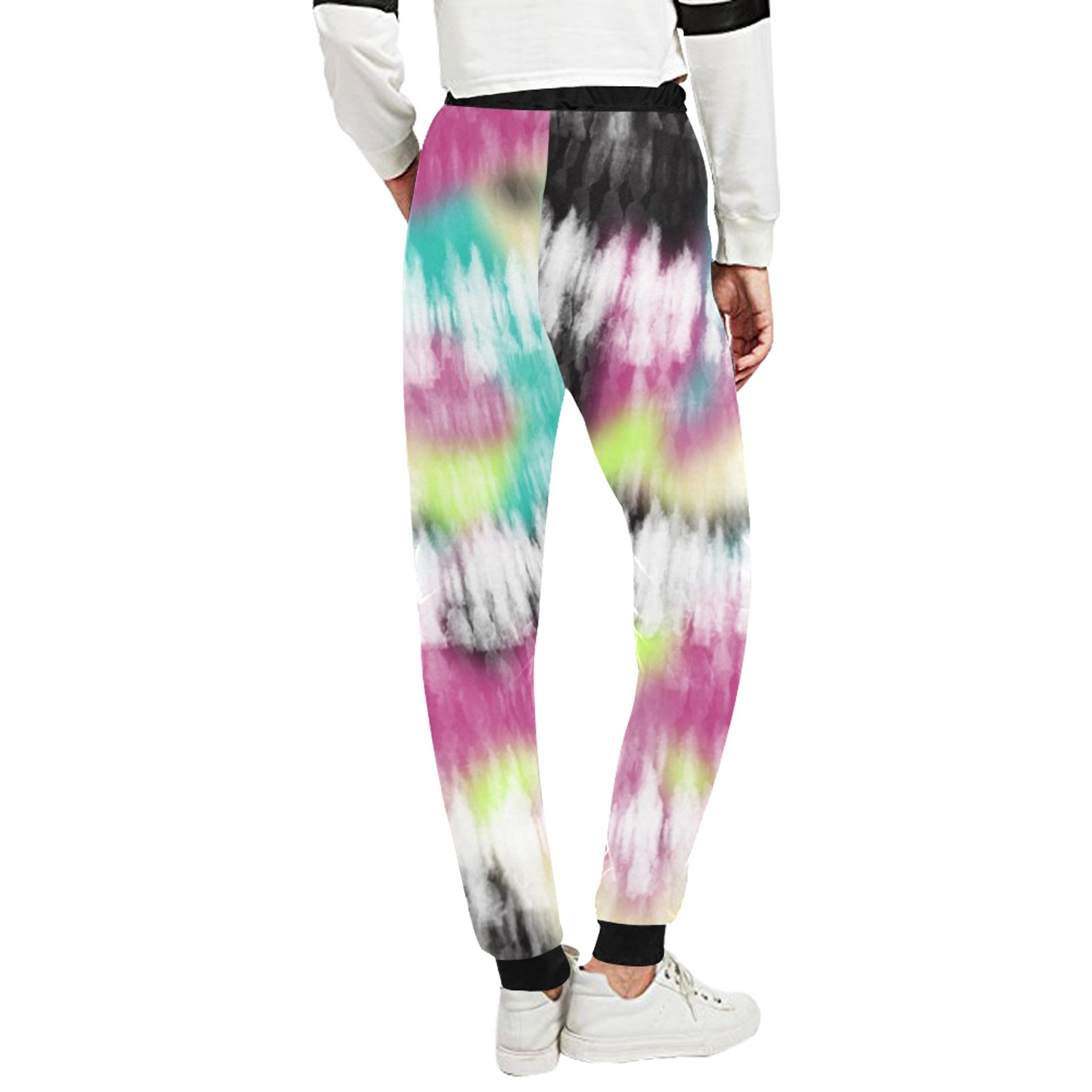 pantalon de deporte unisex tono matiz Unisex All Over Print Sweatpants (Model L11)