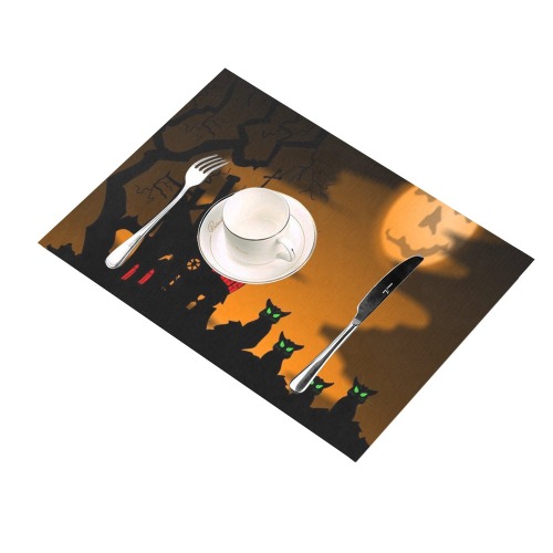 Halloween Cats Placemat 14’’ x 19’’ (Set of 6)