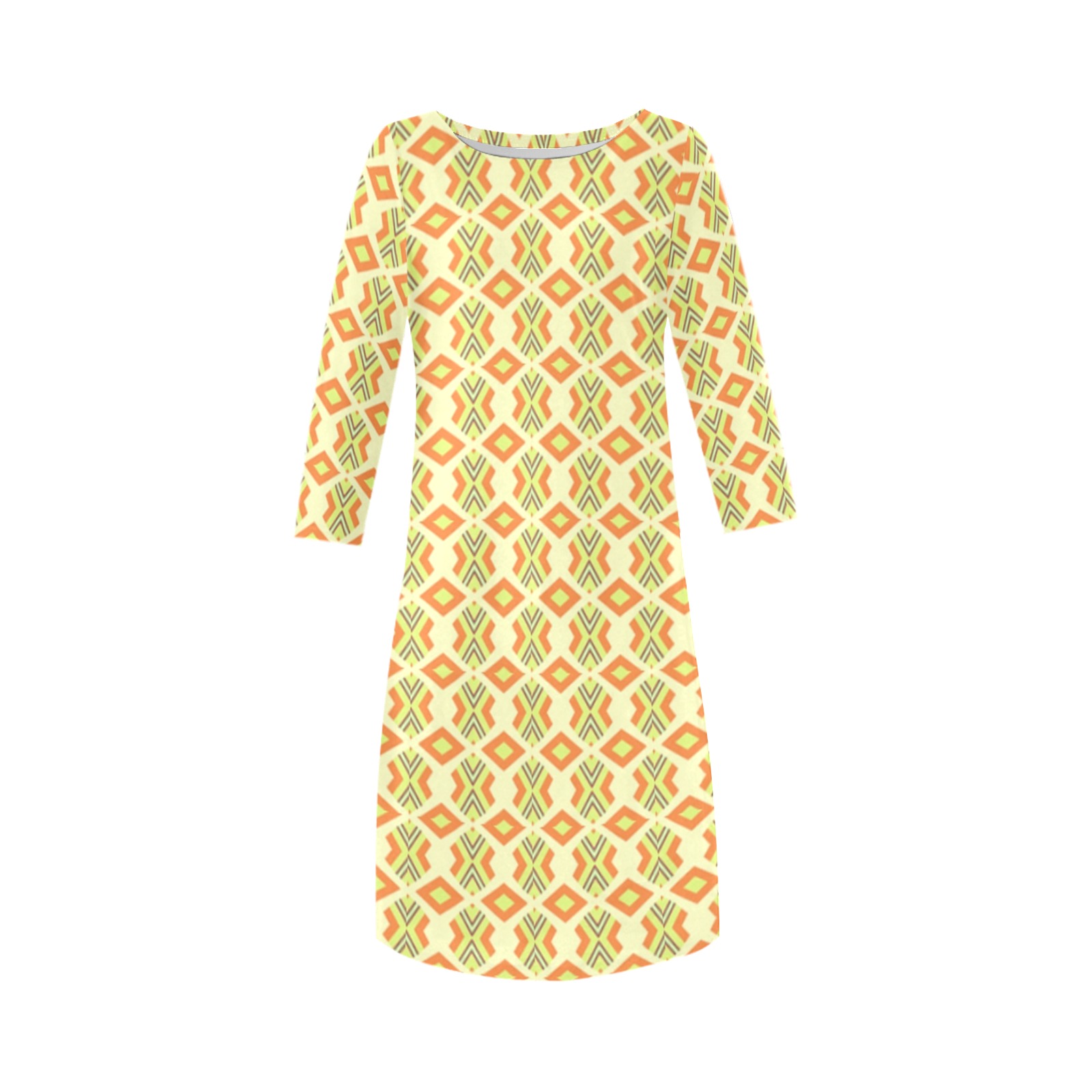 digitaldesign Rhea Loose Round Neck Dress(Model D22)