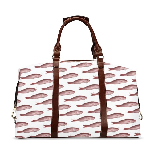 Pink Snappers Classic Travel Bag (Model 1643) Remake