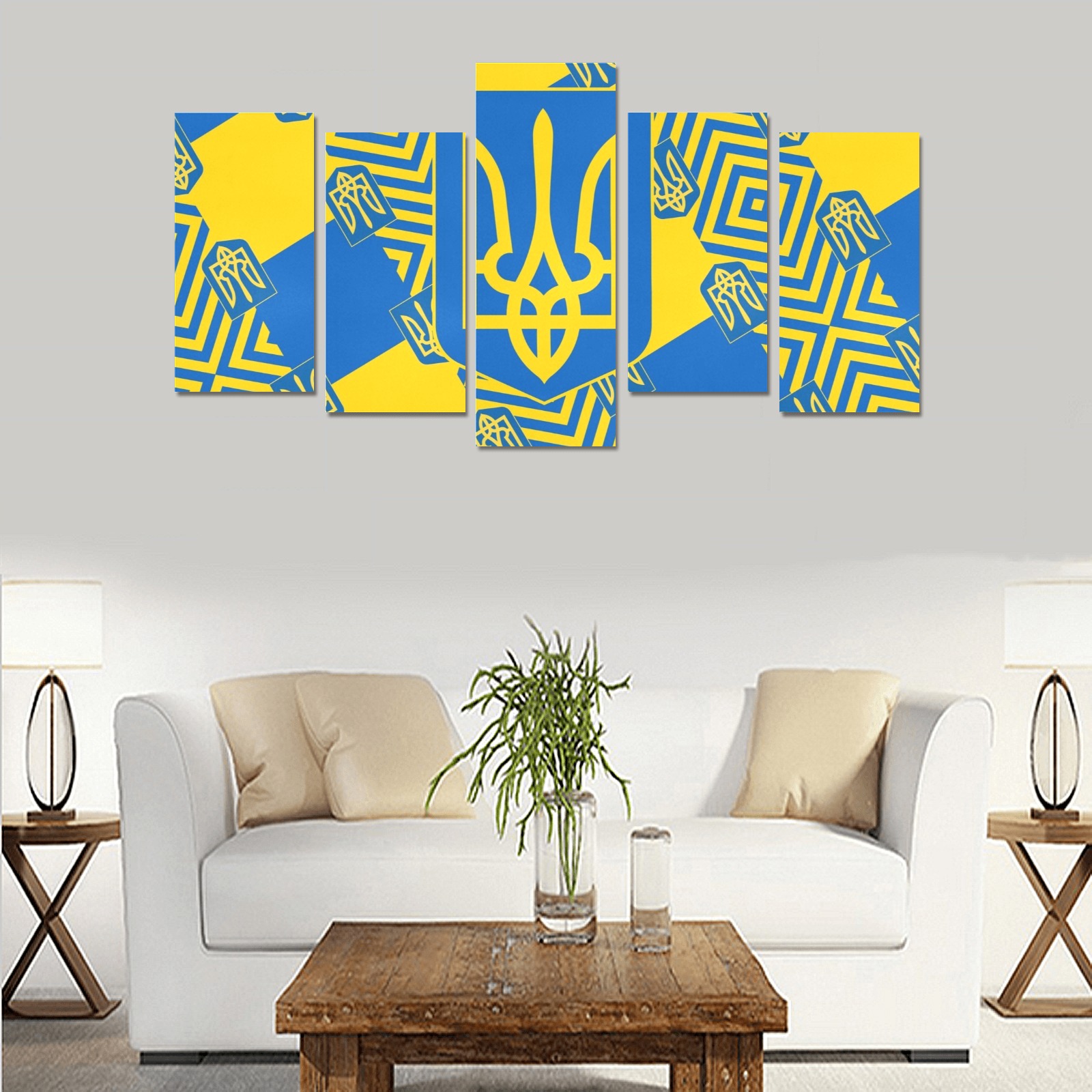 UKRAINE 2 Canvas Print Sets E (No Frame)
