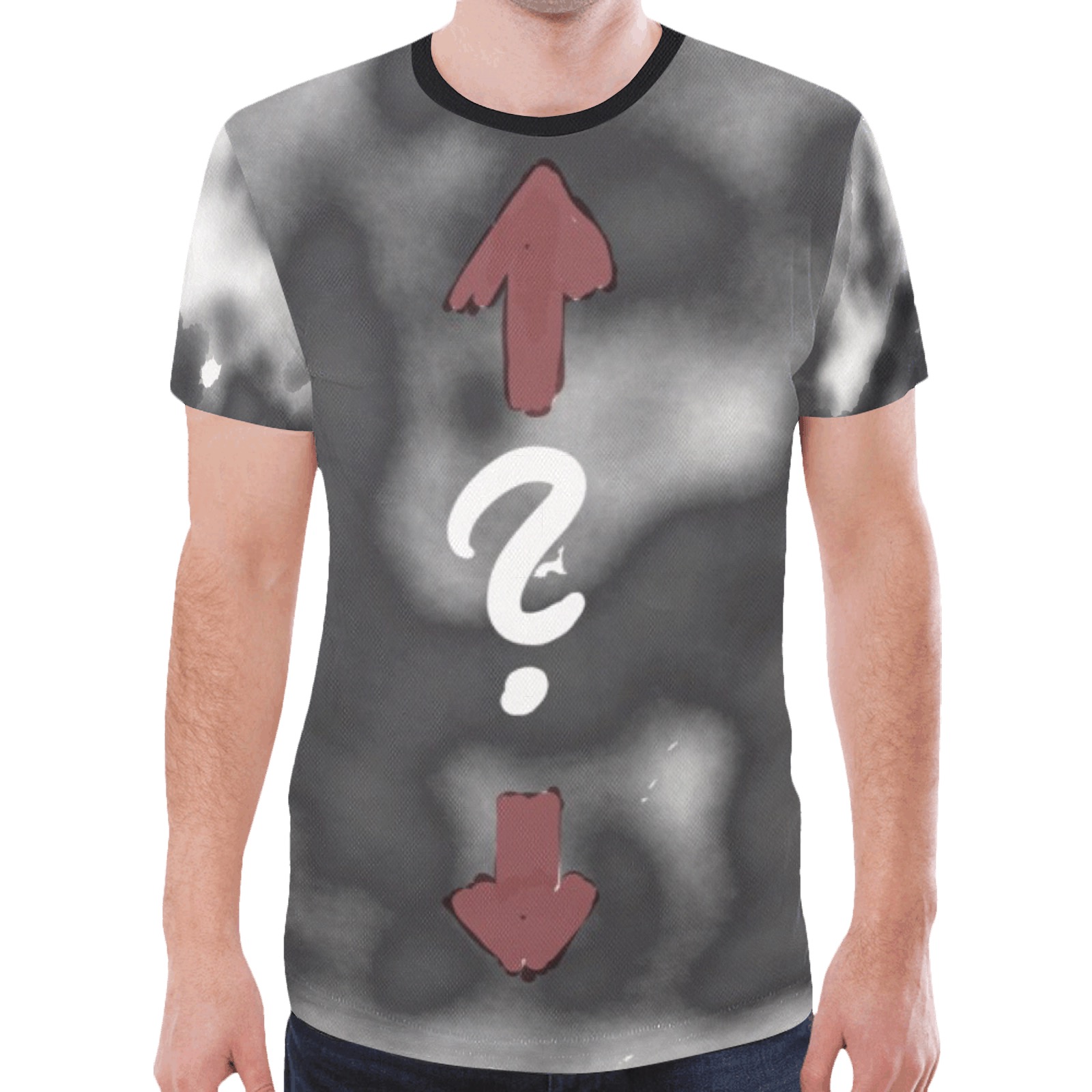 ? New All Over Print T-shirt for Men (Model T45)