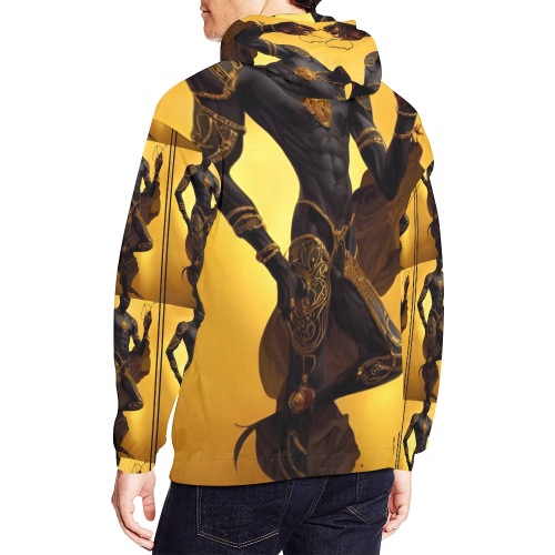 Imperial God All Over Print Hoodie for Men (USA Size) (Model H13)