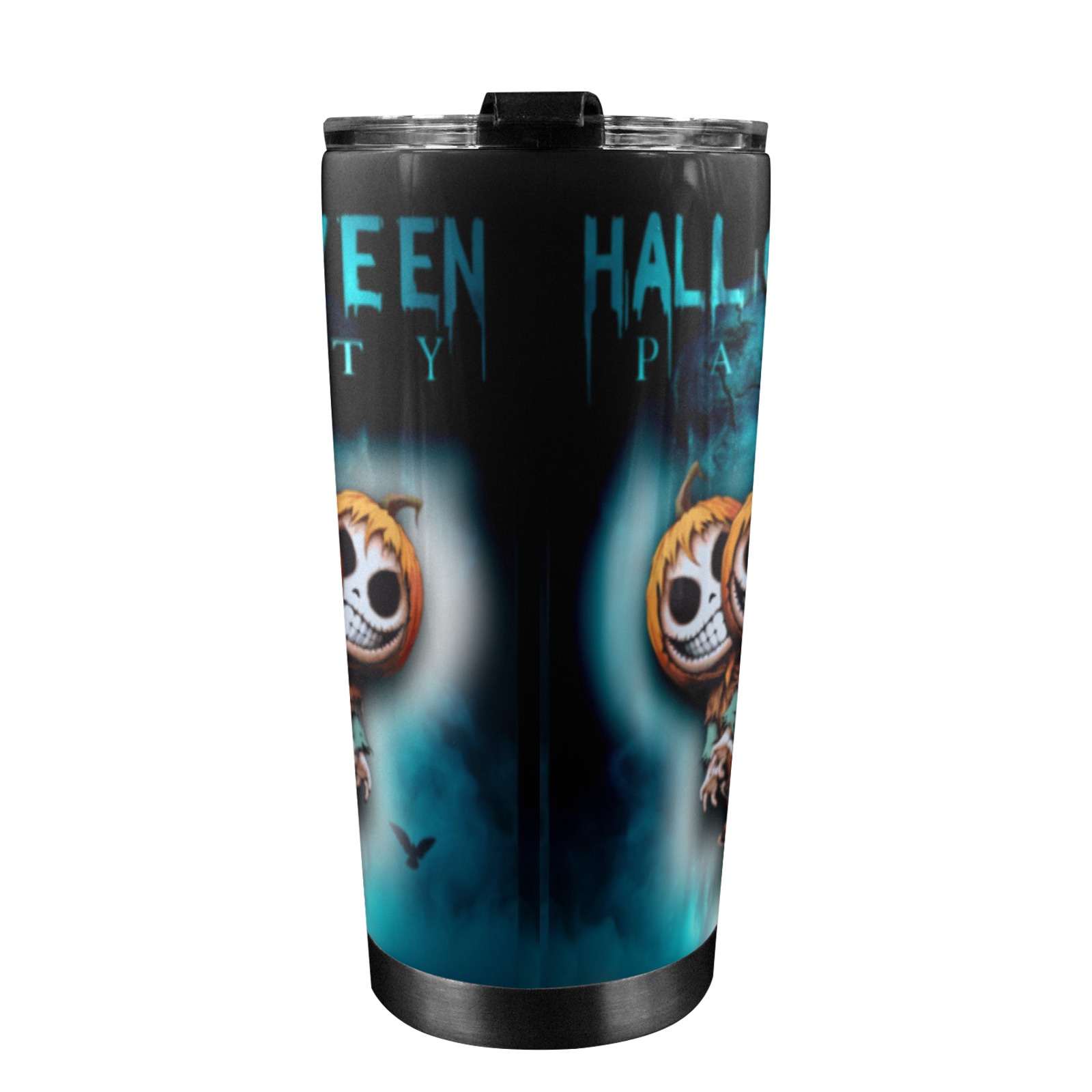 Happy Hello Ween 20oz Mobile Tumbler with Lid (Black Lock)