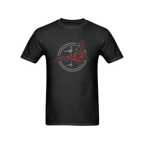 Red Scorpion Men's T-Shirt in USA Size (Front Printing Only)