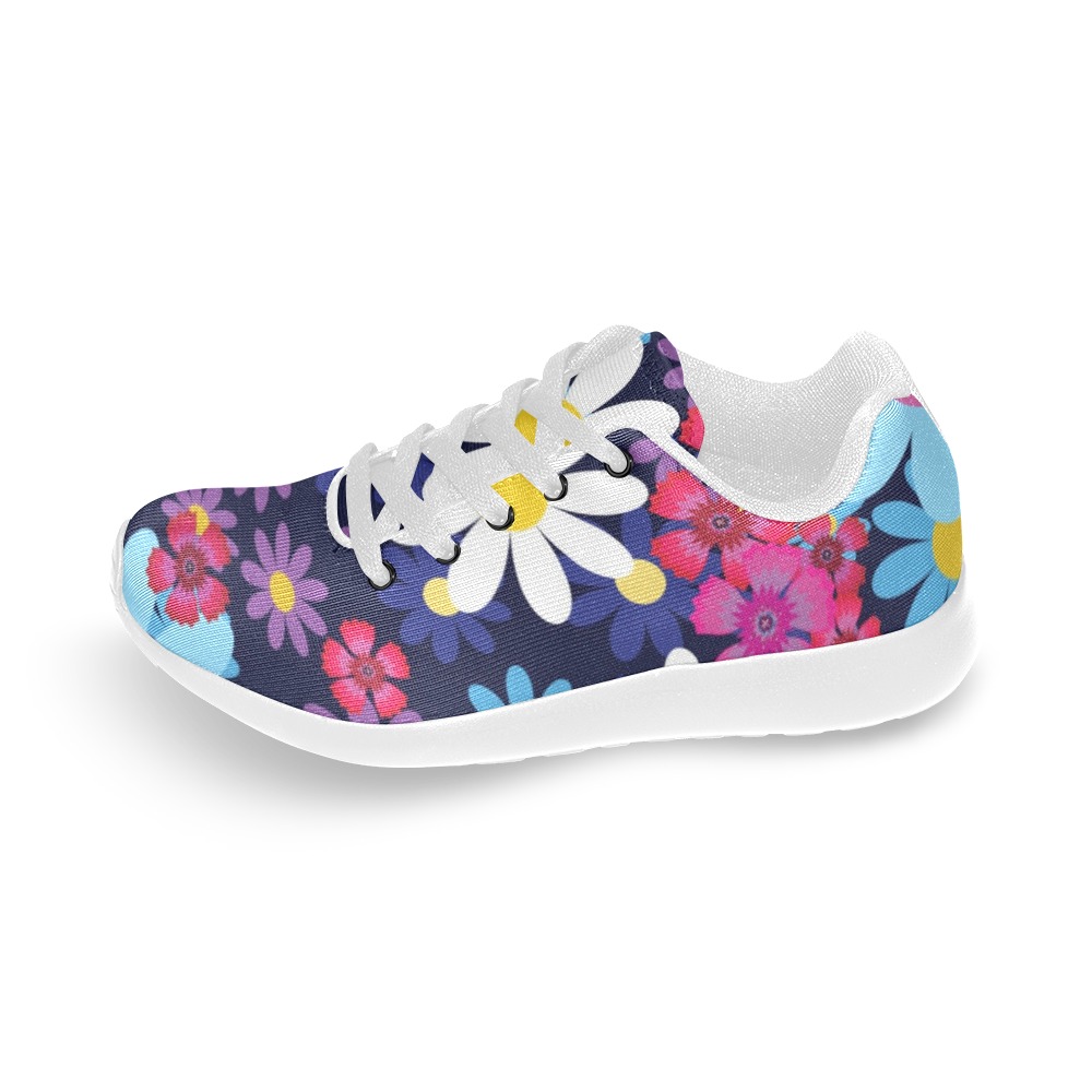 Hippy Flower Power #2 Women’s Running Shoes (Model 020)