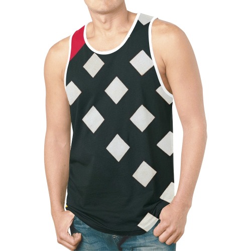 Counter-composition XV by Theo van Doesburg- New All Over Print Tank Top for Men (Model T46)