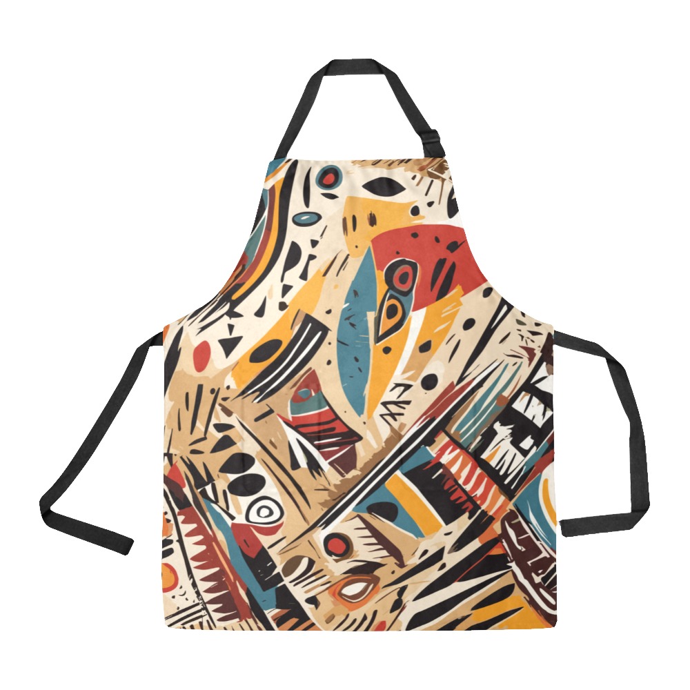 Charming tribal abstract art. Elegant pattern. All Over Print Apron