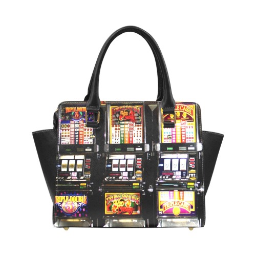 Las Vegas Slot Machines Classic Shoulder Handbag (Model 1653)