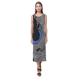 Piss Off Phaedra Sleeveless Open Fork Long Dress (Model D08)