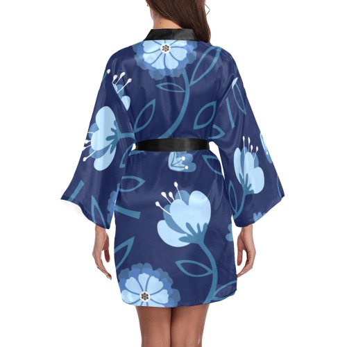 Floral Long Sleeve Kimono Robe