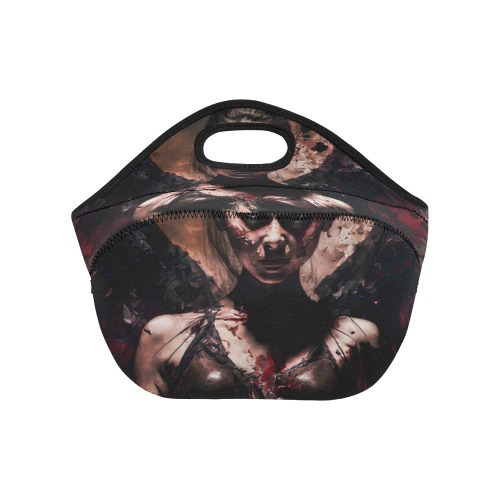 graphicmystical_dynamic_battle_pose_beautiful_female_Fallen_Ang_3c660d11-2137-43c9-9a13-23e8687510fd Neoprene Lunch Bag/Small (Model 1669)