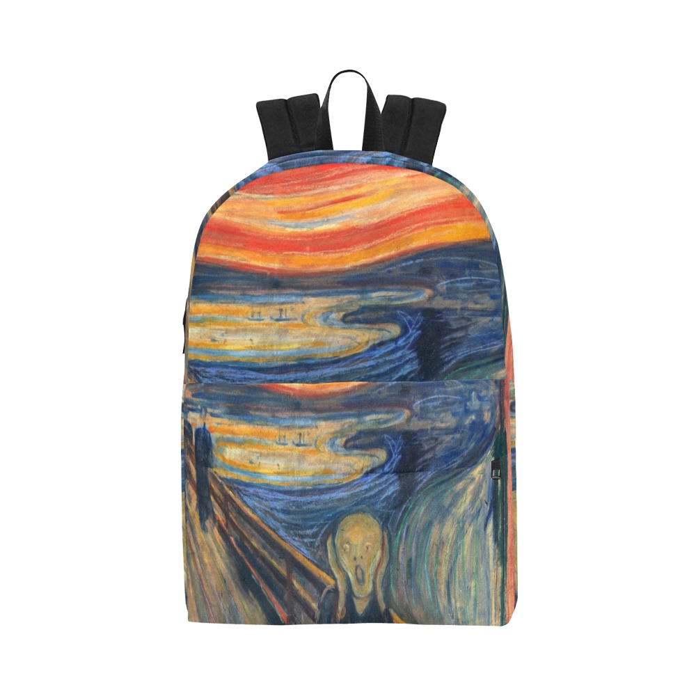 Edvard Munch-The scream Unisex Classic Backpack (Model 1673)