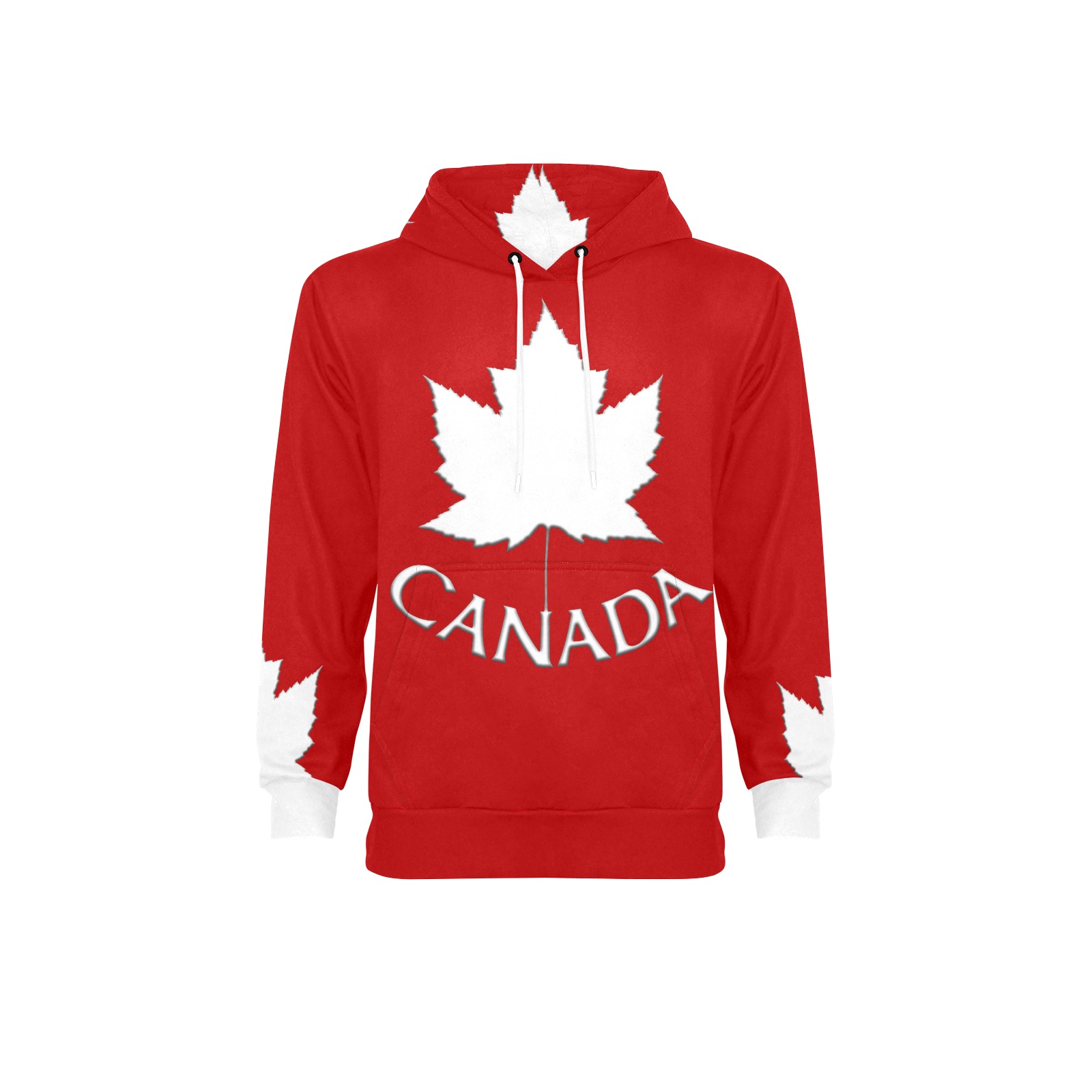 Canada Souvenir Men's Long Sleeve Fleece Hoodie (Model H55)