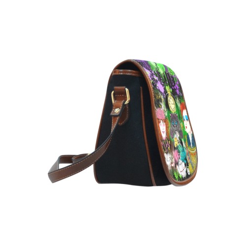 bolso aliciacheshireeeeeeeee Saddle Bag/Small (Model 1649)(Flap Customization)
