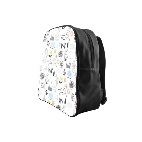 Doodle School Backpack (Model 1601)(Small)