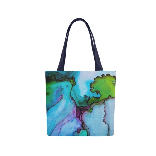 Reef Garden Canvas Tote Bag (Model 1657)