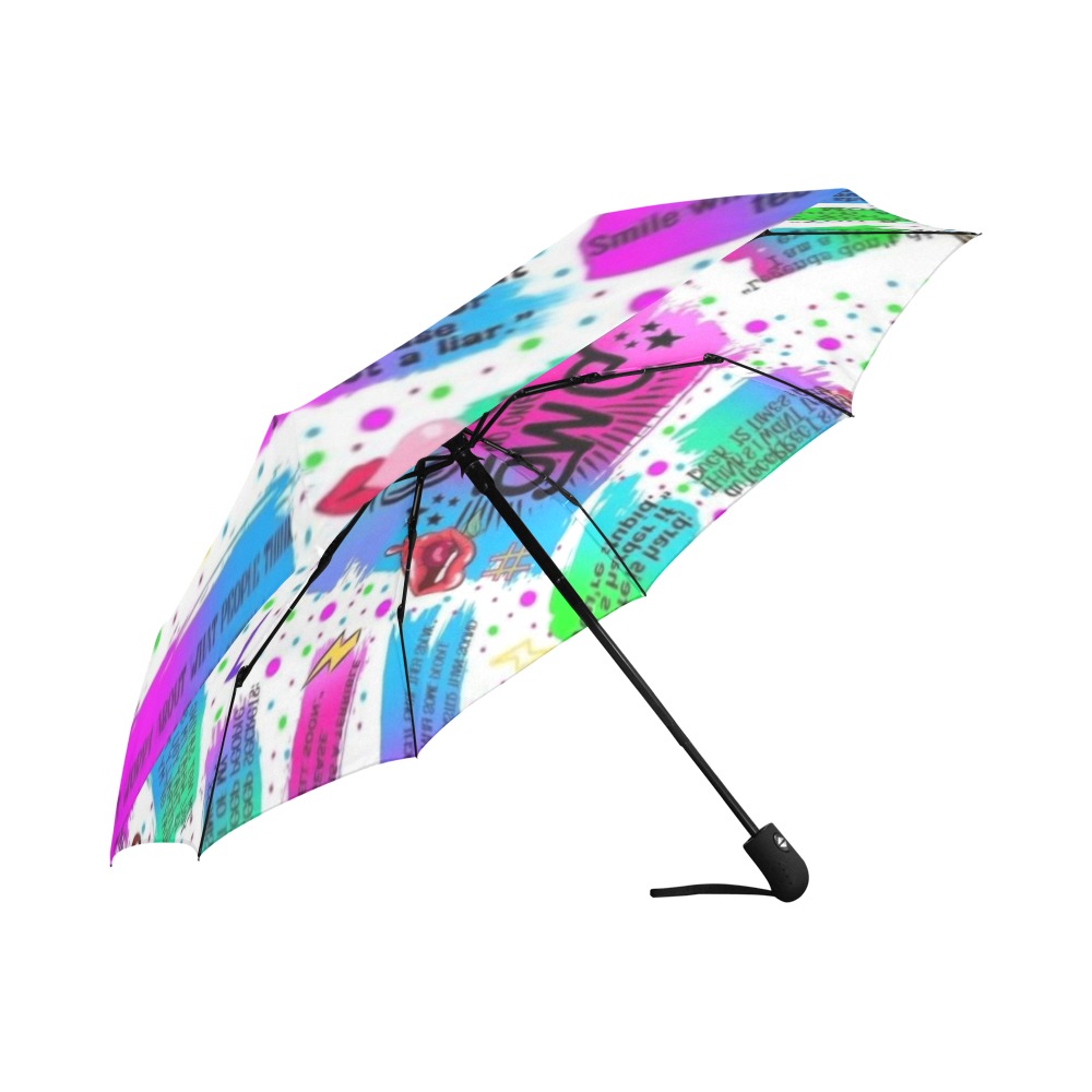 OMG NOBODY CARES Auto-Foldable Umbrella (Model U04)