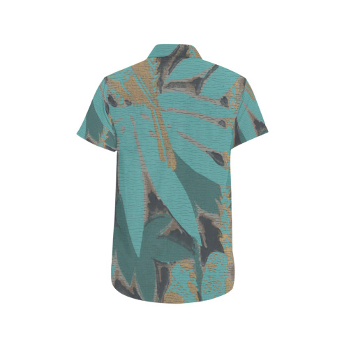 Hawaiian Green Men's All Over Print Short Sleeve Shirt (Model T53)